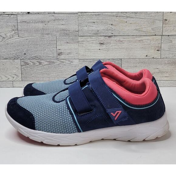 Vionic Ema 8.5 Wide Hook Loop Walking Training Activewear Sneakers Shoes - Picture 3 of 11